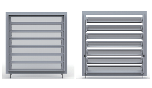 Electric Side Wall Air Inlet Window