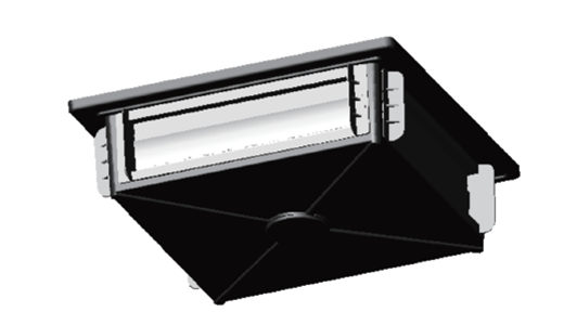 Negative Pressure Ceiling Air Inlet Window