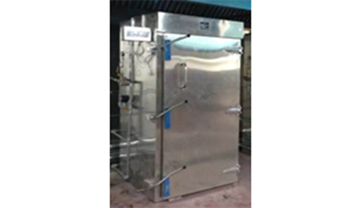 Single door single car steamer cabinet