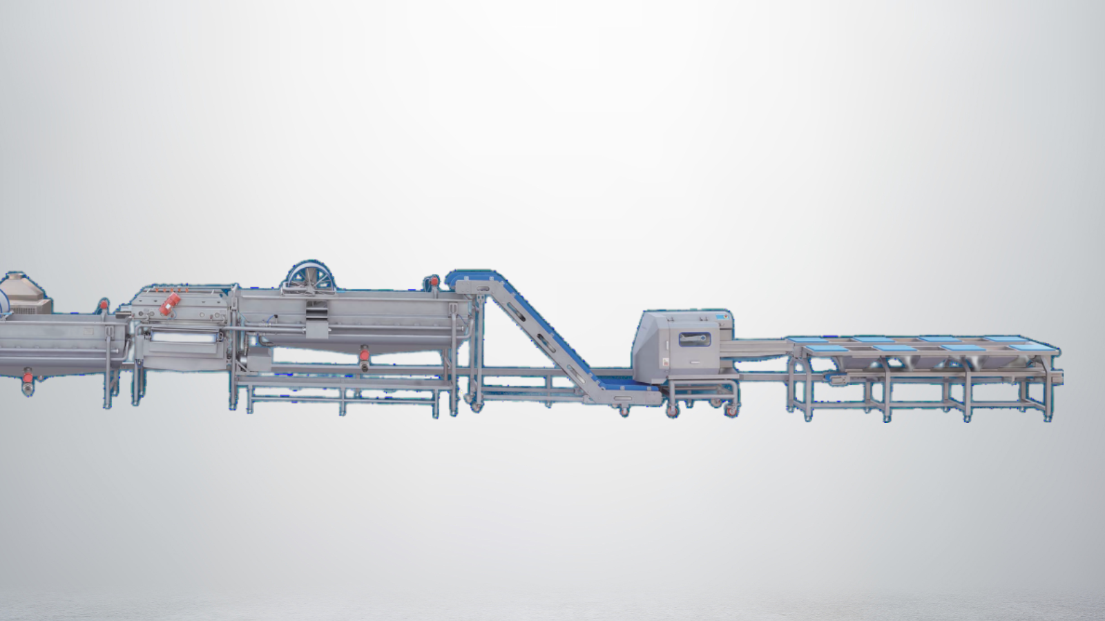 Intelligent fruit and vegetable production  line (leafy vegetables)