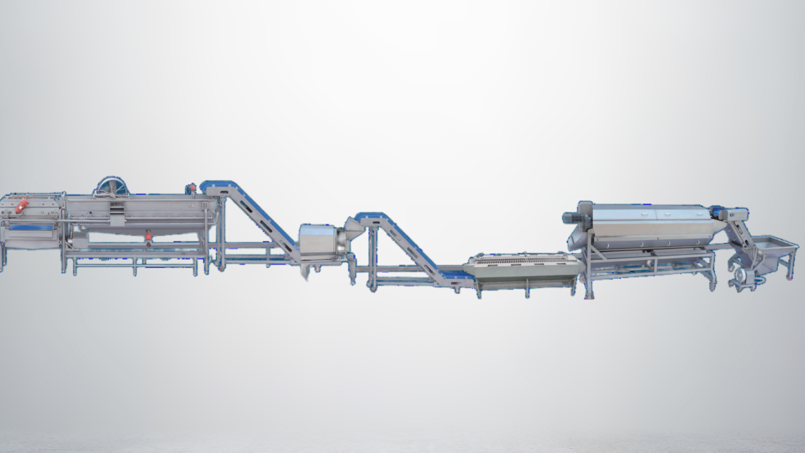 Intelligent fruit and vegetable production  line (rhizome)