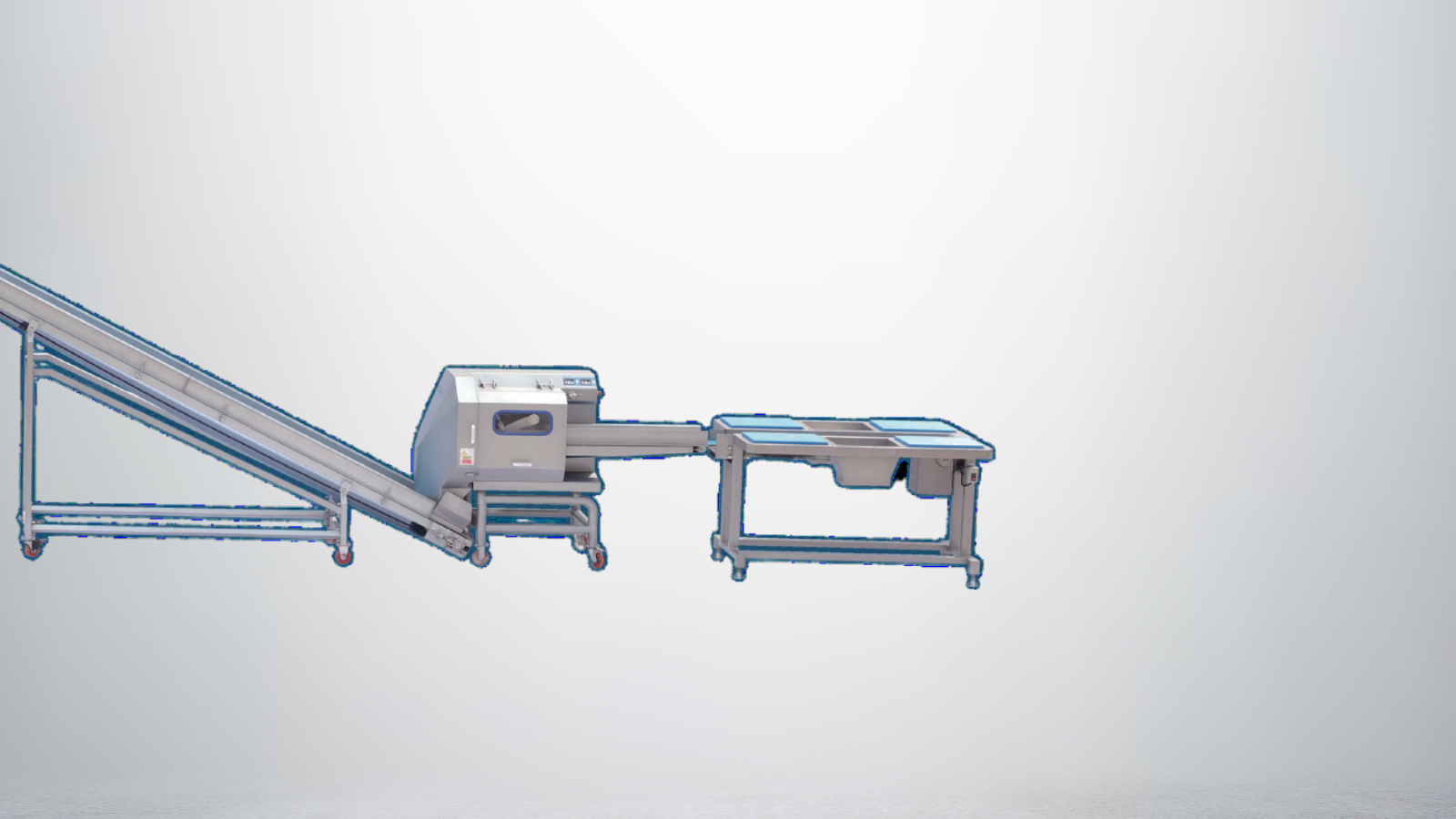 Standard vegetable processing production line