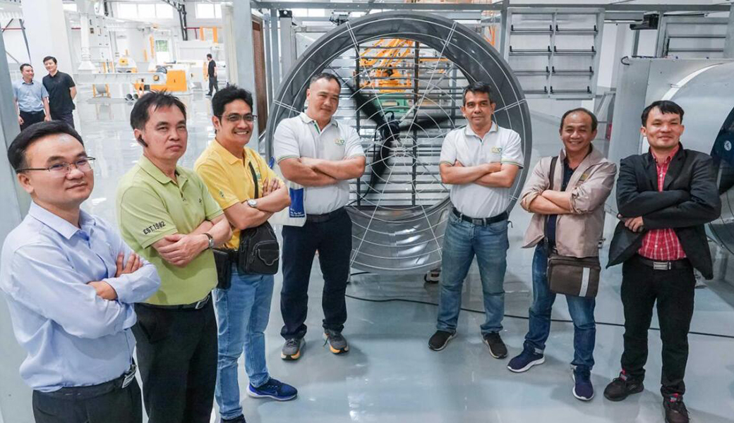 Thai CP Food Company (CPF) team visits CP M&E Group for exchange