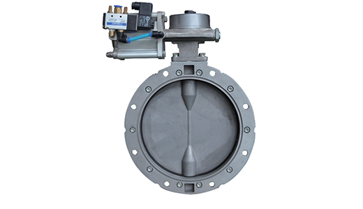 Pneumatic Single Wing Butterﬂy Valv