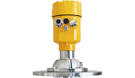 Radar level of silo top