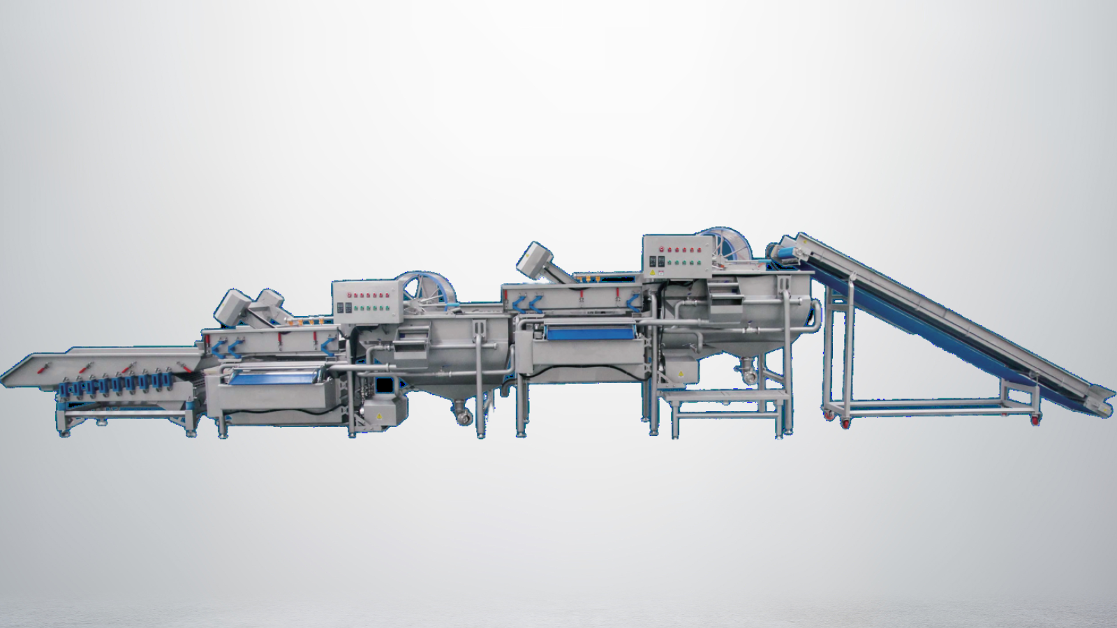 Standard vegetable processing production line